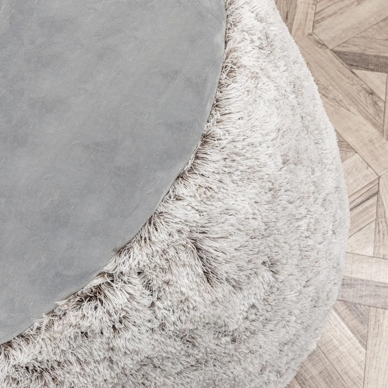 Bean Bag Chairs Cover No Filler Soft Washable Plush Fiber Adult Beanbag Chair Fuzzy Fur Cover Without Filling Snow Coffee Bean Bag Cover