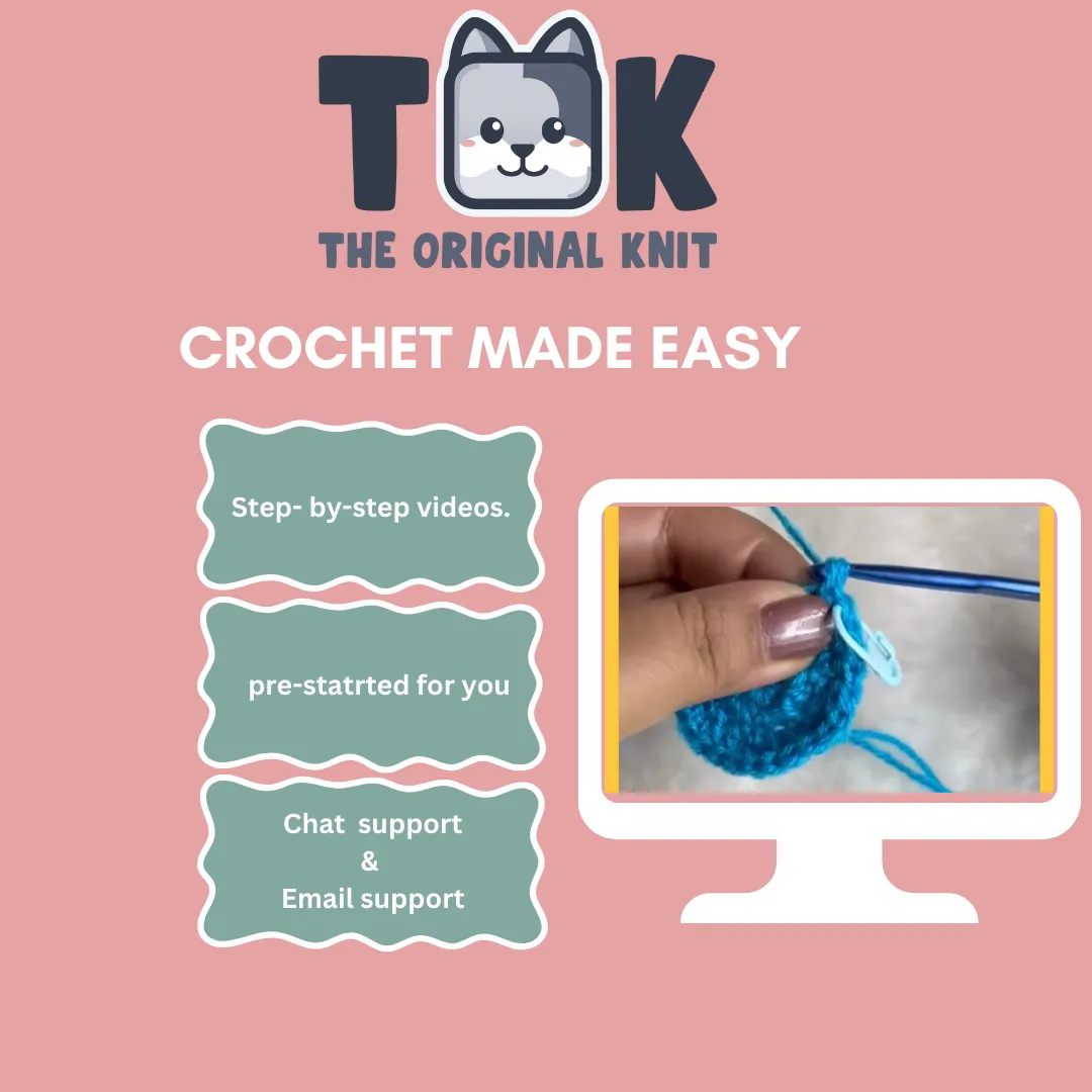 Beginner's Crochet Kit- Granny Square
