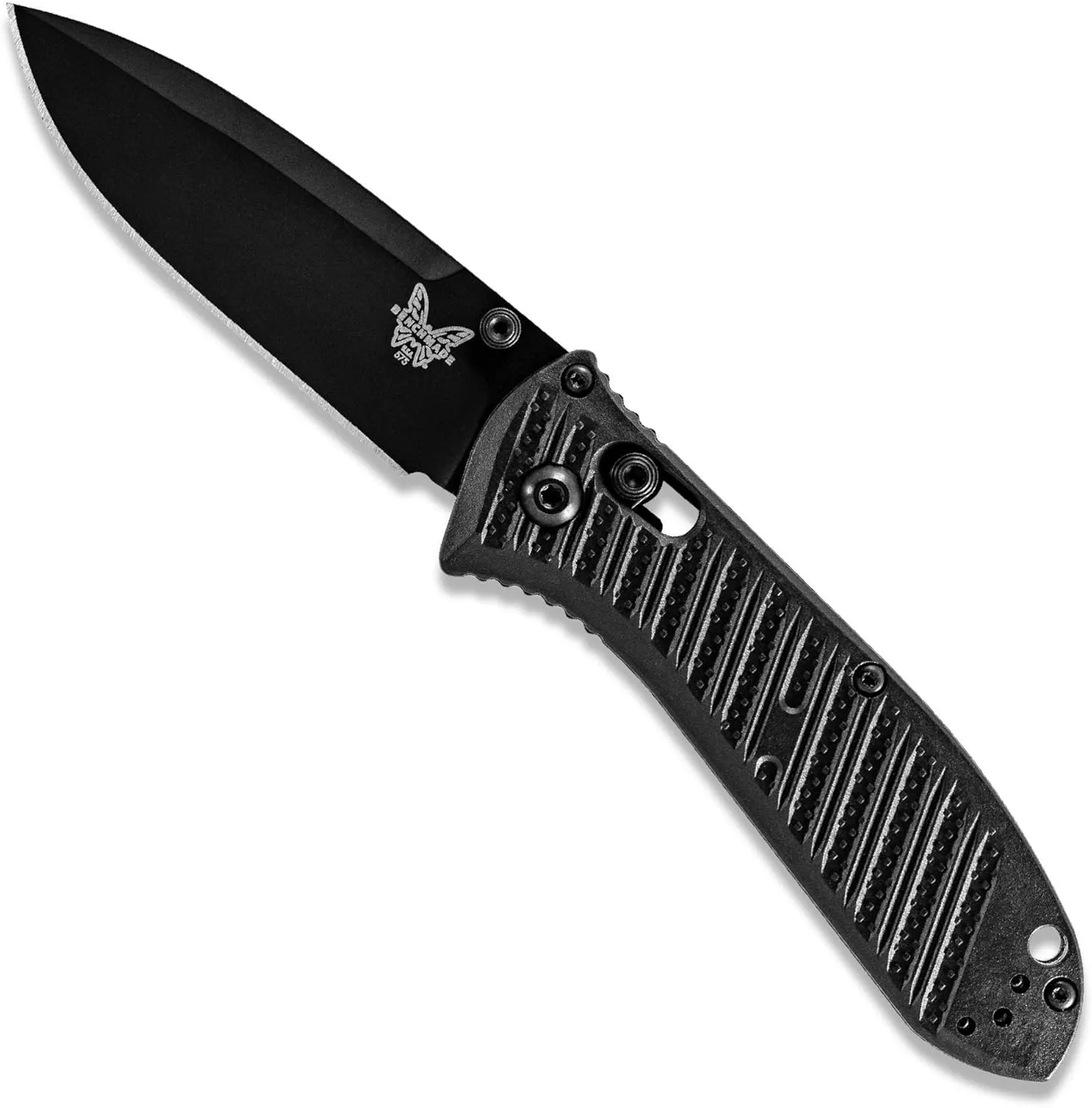 Benchmade - Mini Presidio II 575-1 Tactical Knife with Graphite Black CF Elite Handle (575BK-1)