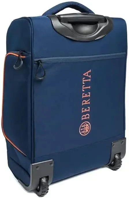 Beretta Uniform Pro EVO Durable Water-Repellent Outdoor Casual Cabin Size Luggage Trolley Bag, Blue