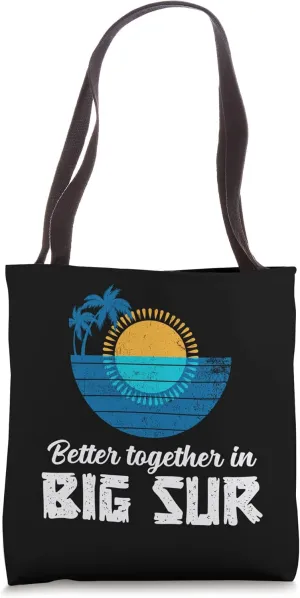 Better Together In Big Sur Beach Travel Souvenirs Tote Bag