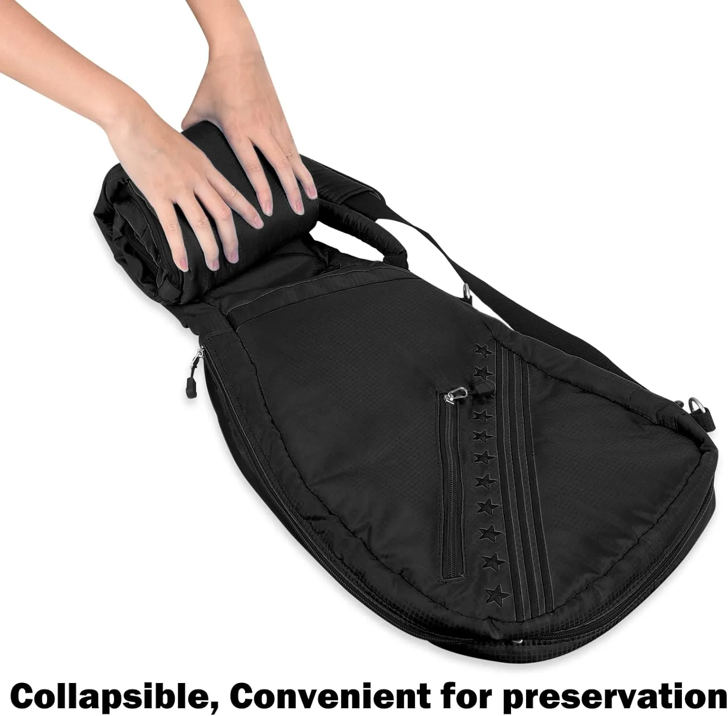 Big Teeth Golf Sunday Bag, Small Golf Bag Lightweight, Par 3 Golf Bag for A Few Clubs Driving Range, Practice with Carry Shoulder Strap Foldable Multi-Colour