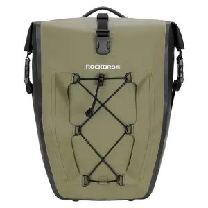 Bike Pannier Bag Waterproof 25L Capacity Bike Rack Bag Mountain Road Bicycle Tail Seat Long Travel Double Side Bike Bag
