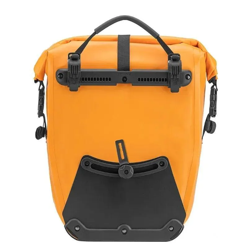 Bike Pannier Bag Waterproof 25L Capacity Bike Rack Bag Mountain Road Bicycle Tail Seat Long Travel Double Side Bike Bag