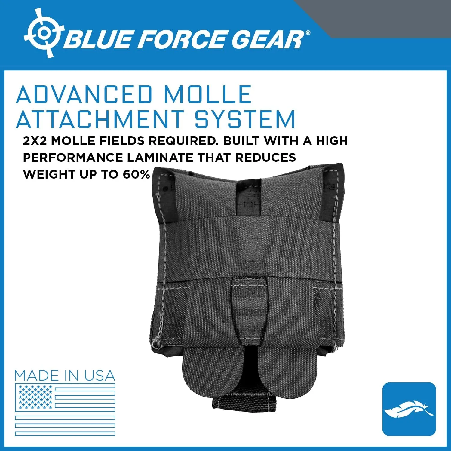 Blue Force Gear MOLLE Dump Pouch - Compact Storage for Mags