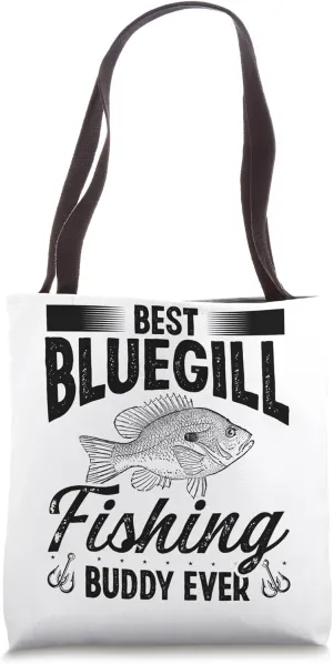Blugill Fishing Lure Bluegill Fisher Essentials Fisherman Tote Bag