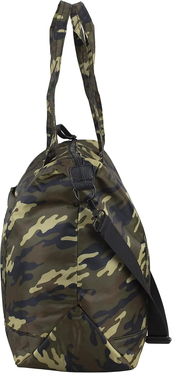 BODHI Metro Soft Puffy Shoulder Bag Travel Duffel Tote Carry on Luggage Sport Weekender Overnight Women For Spirit Airlines
