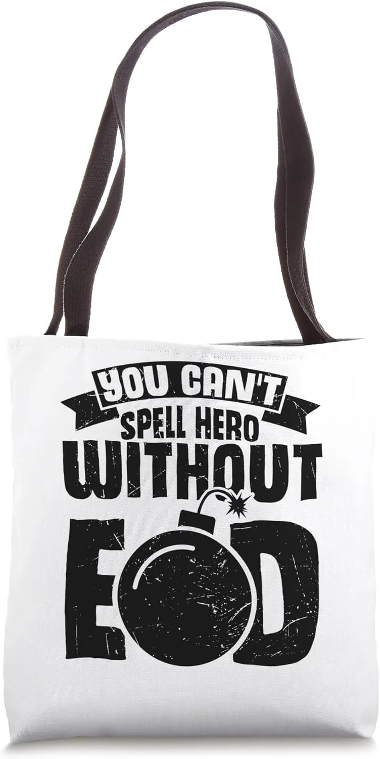 Bomb Squad EOD Explosive Ordnance Disposal Technician Tote Bag