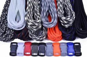 BORED? PARACORD! Brand Paracord Starter Kit - Tactical Combo Kit