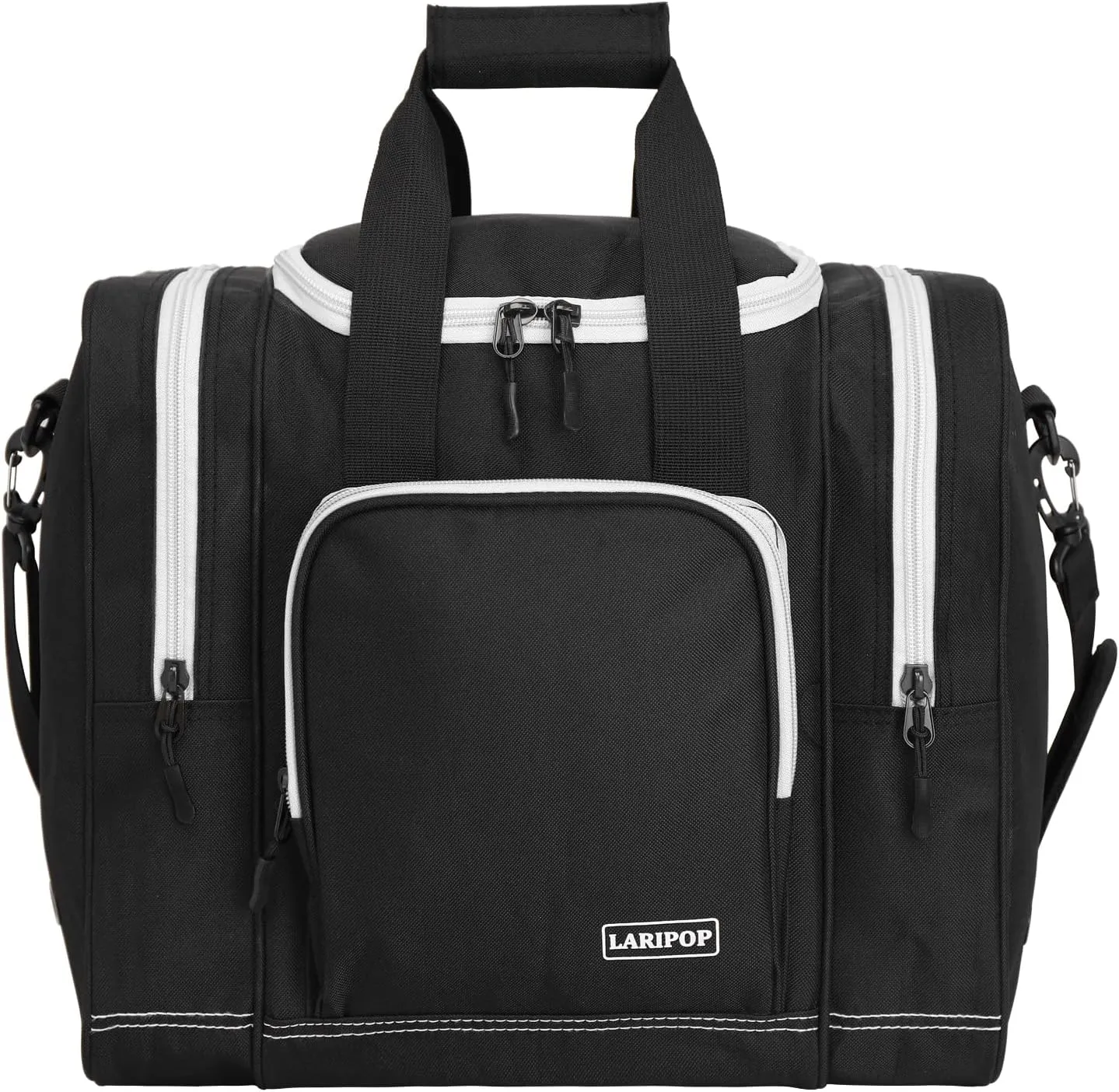 Bowling Ball Bag for Single Ball, 2022 Bowling Ball Tote Bowling bag with Padded Holder - Fits Shoes up to Mens Size 14 and Bowling Accessories