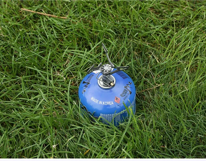 BRS-3000T Titanium Mini Camping Gas Burners 25g 2700W One-Piece Pocket Stove Outdooor Hiking Folding Cooking Furnace Portable