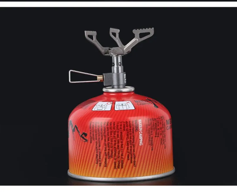 BRS-3000T Titanium Mini Camping Gas Burners 25g 2700W One-Piece Pocket Stove Outdooor Hiking Folding Cooking Furnace Portable