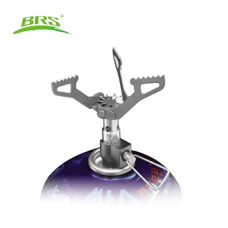 BRS Outdoor Gas Stove  Camping Gas Burner Portable Mini Titanium Stove Survival Furnace Pocket