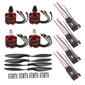 Brushless Motor Kit with 3.5mm Connector 2212 920KV CW 30A Brushless ESC Propeller for F450 F550 S550 F550 Helicopter Quadcopter