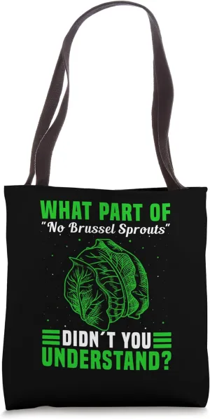 Brussel Sprout Hater Club Brussel Sprout Gear Brussel Sprout Tote Bag