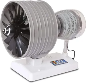 Build Your Own Jet Engine Toy - Replica Model Building Kit - Features Sounds and Illumination, 40  Pieces, 10  Years
