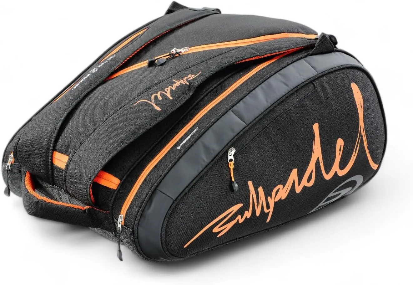 Bullpadel Padel Racket Bag BPP-25005 IONIC 2025 | Lightweight Bolso Padel for 4 Rackets & Shoes | Thermo Protection | Ventilated Compartment | Durable Polyester 1680D Next-Gen Padel Racket Bag Design