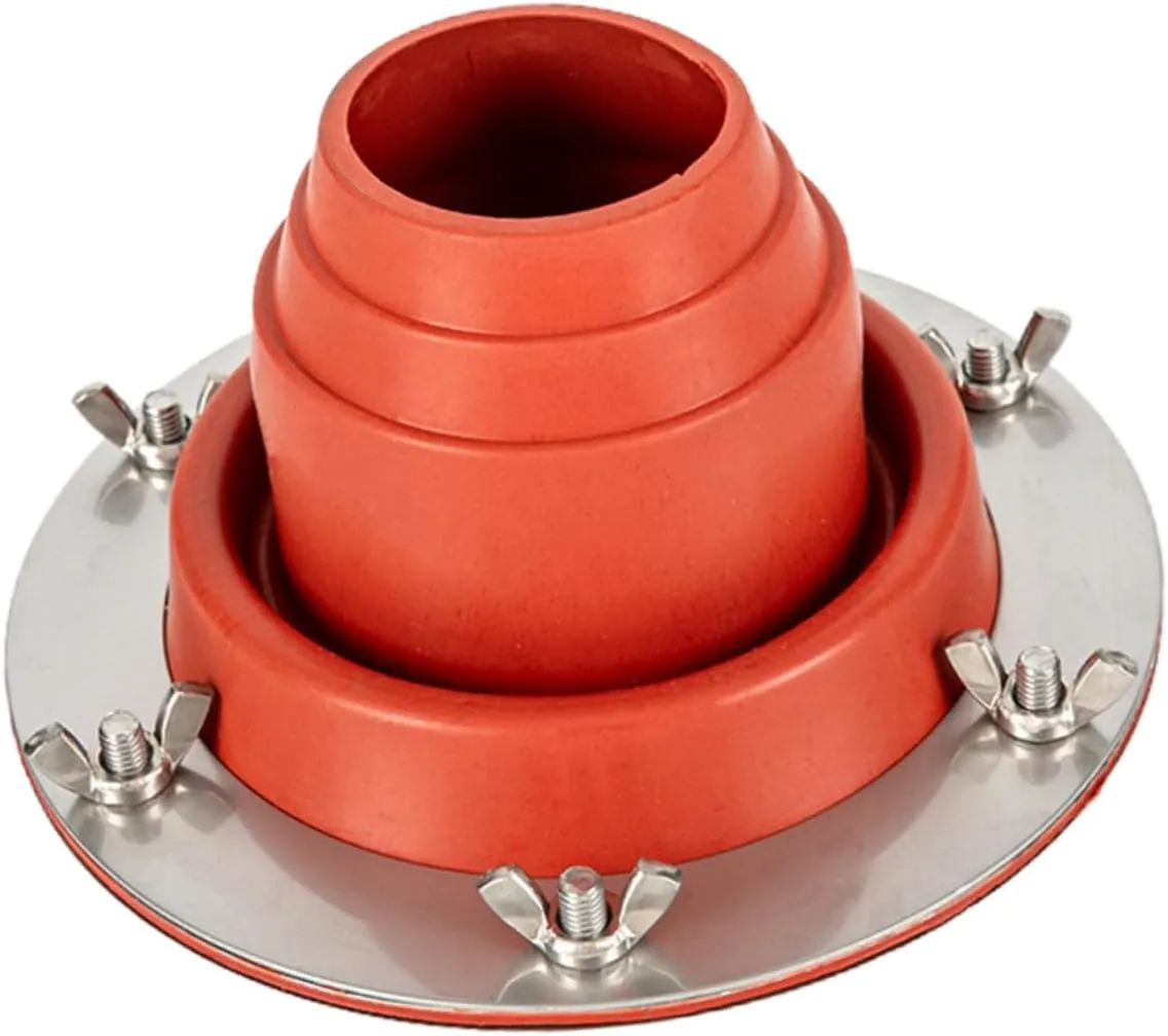 Camping Cooking Gear Stove Pipe Reducer Flue Flame-retardant Stove Chimney Ring Scald Protection Ring