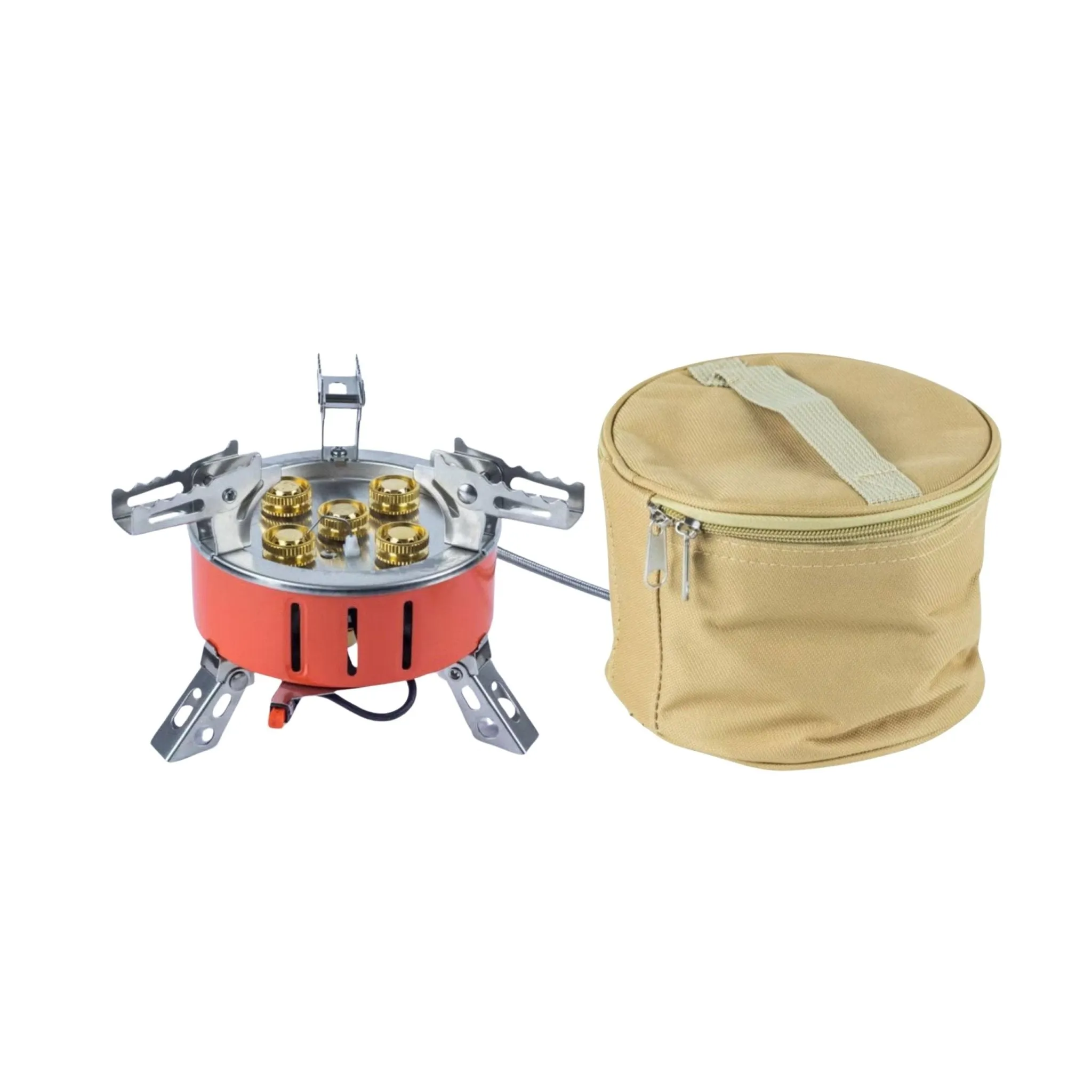 Camping Family Camping Stove 5 Burners 18500W CM-38481 - Orange