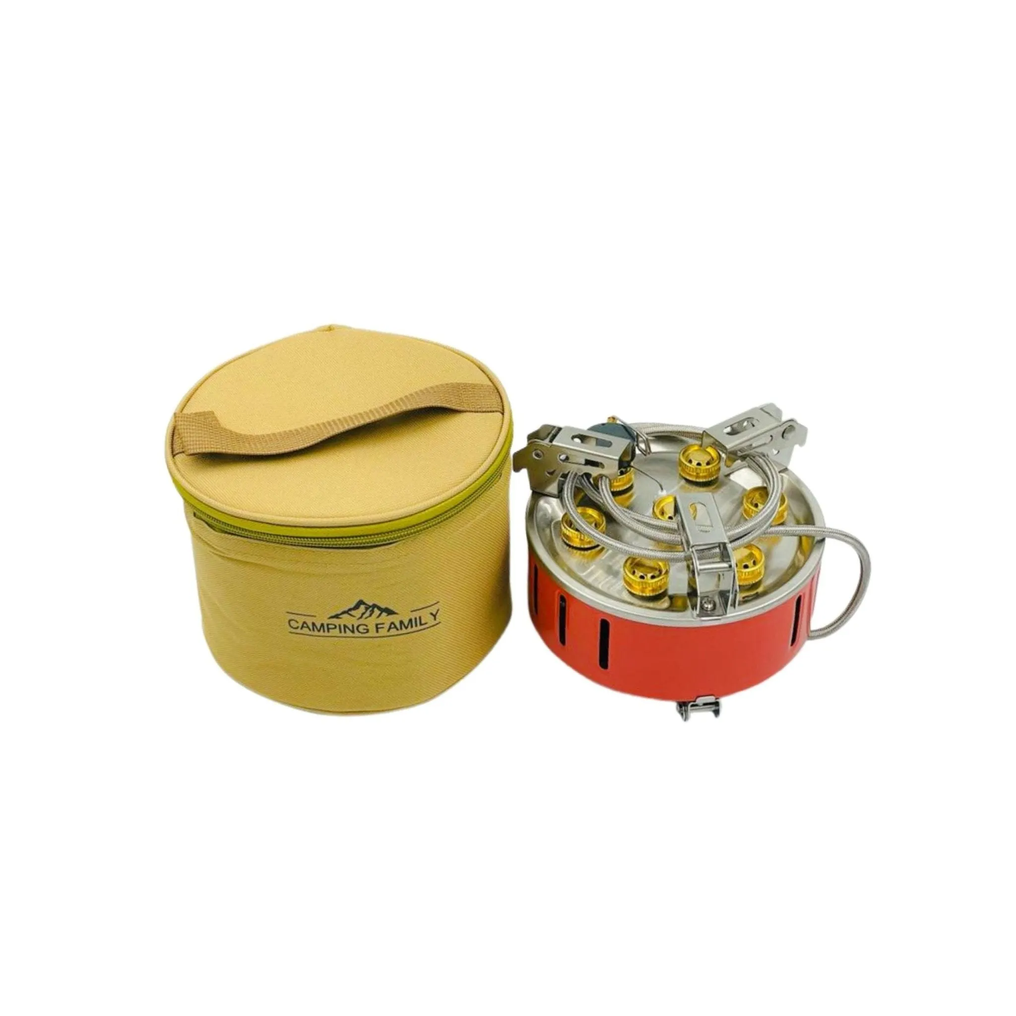 Camping Family Camping Stove 7 Burners 28500W CM-38482 - Orange