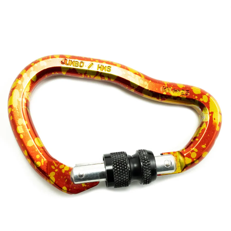 Carabiner D-shaped Jumbo Screwgate