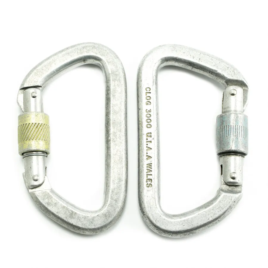 Carabiner D-shaped Screwgate