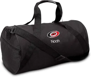 Carolina Hurricanes Personalized Youth Duffel Bag (Black)
