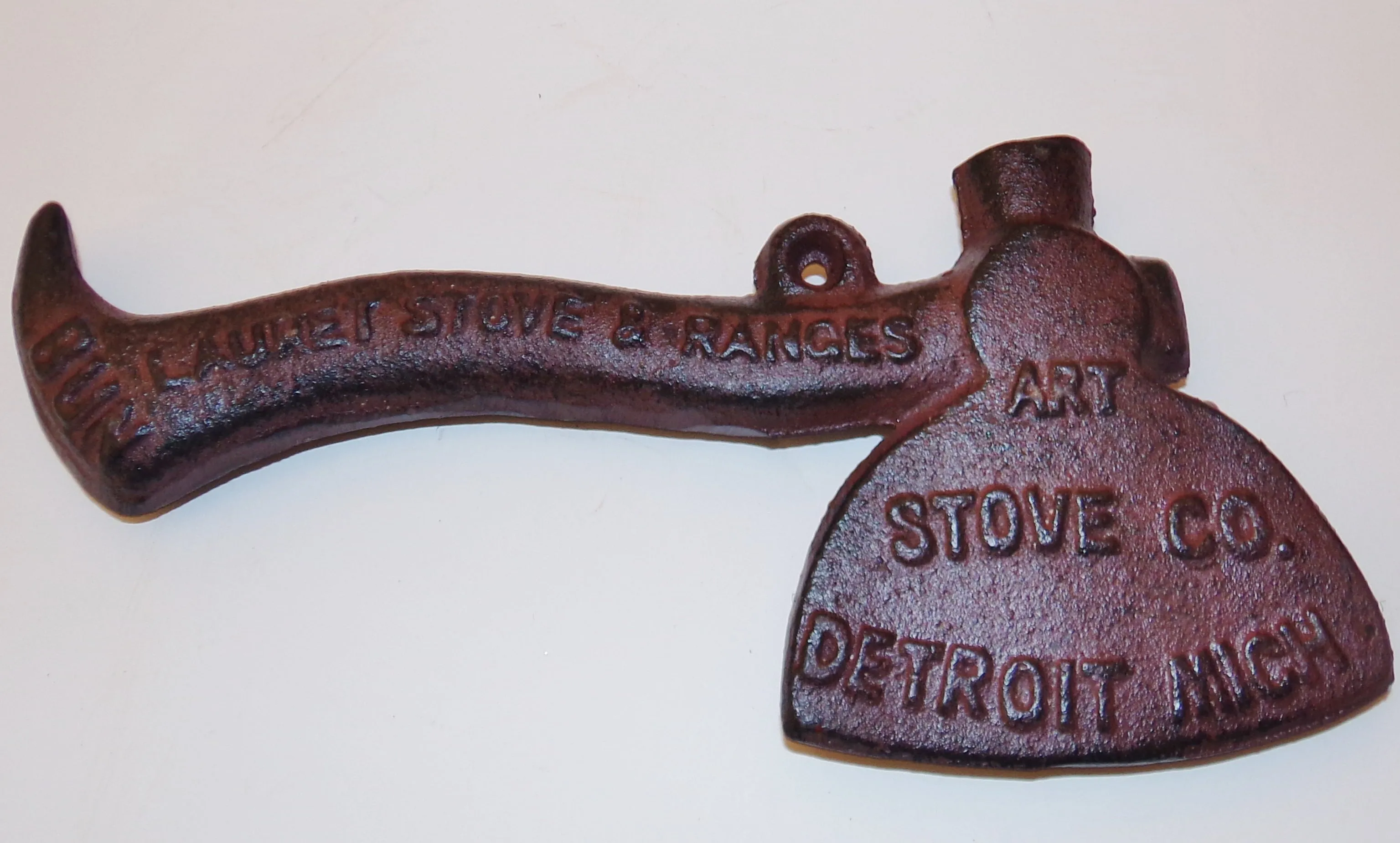 Cast iron prohibition ax - 1901 anti whiskey reproduction souvenir