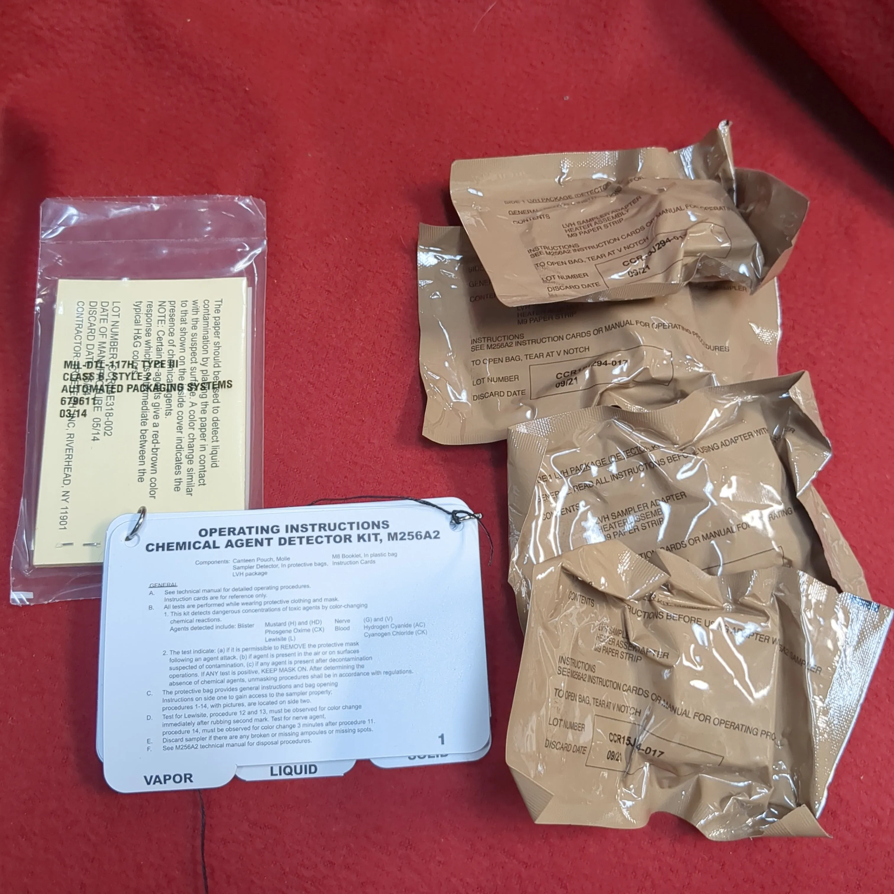 CBRN Chemical Detector Bundle W/ Accessories ACU / UCP Sealed (cb09-YAM10)