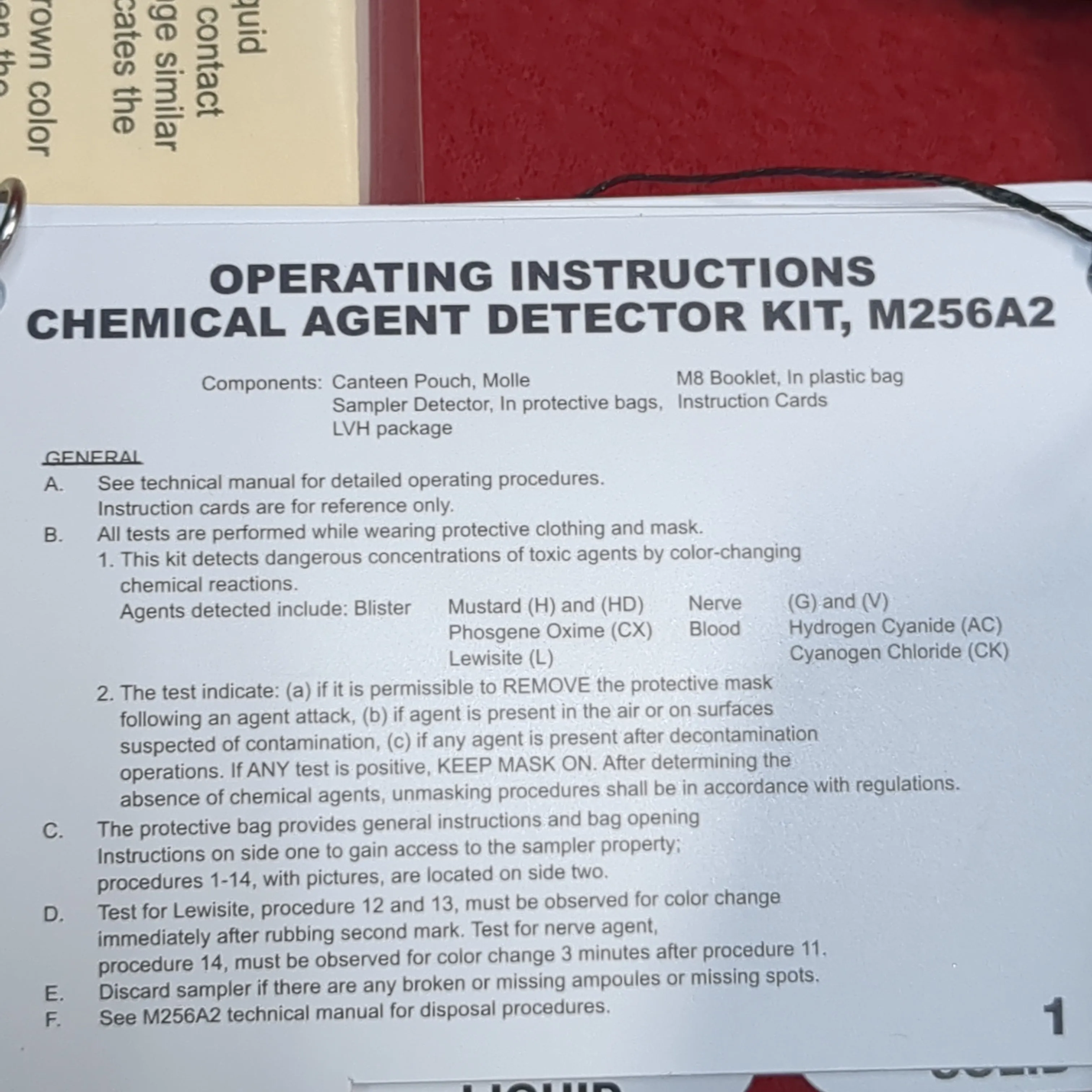 CBRN Chemical Detector Bundle W/ Accessories ACU / UCP Sealed (cb09-YAM10)