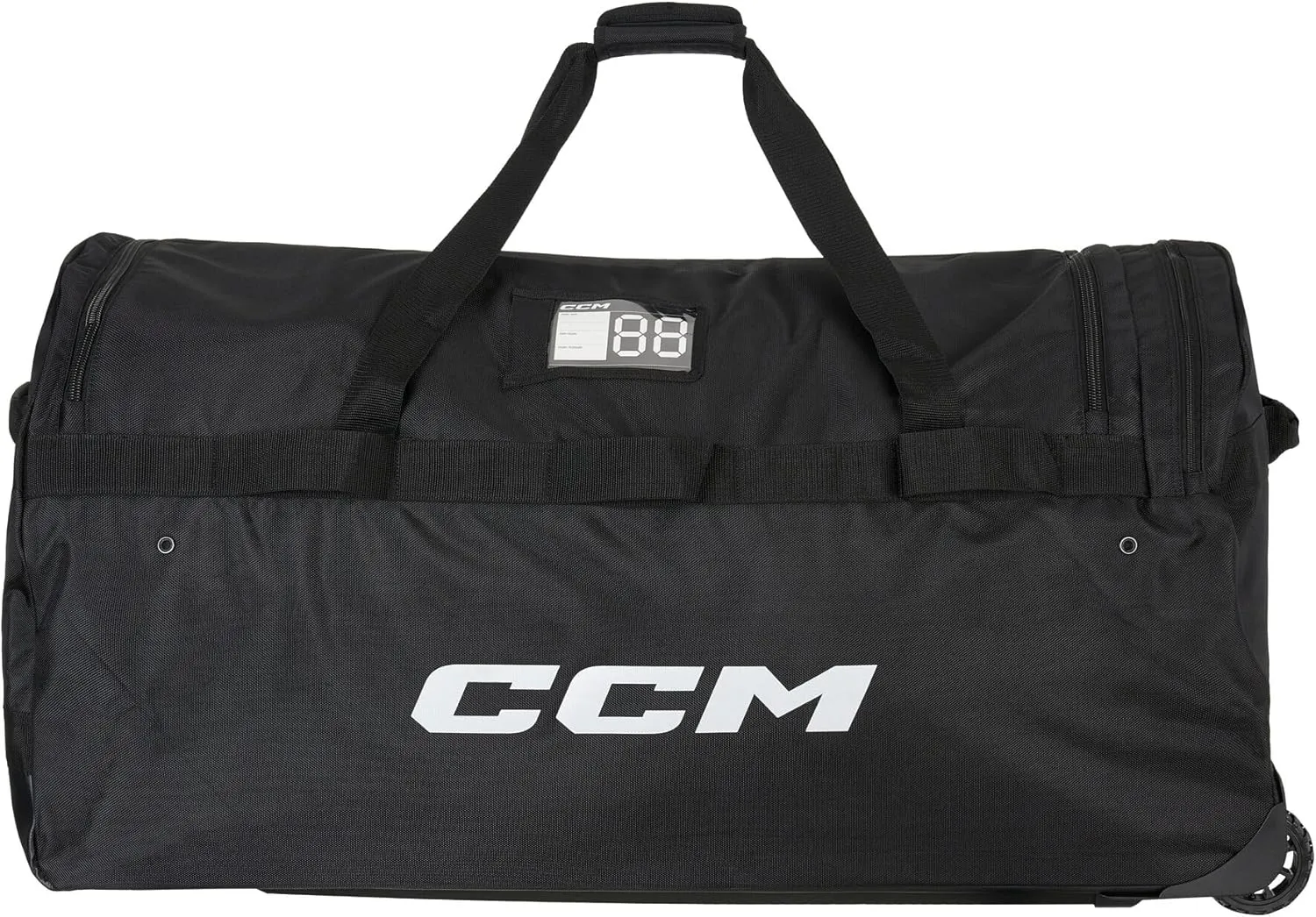 CCM Pro Goalie Wheeled Hockey Bag, 44"" Senior, Black, BGPROW44
