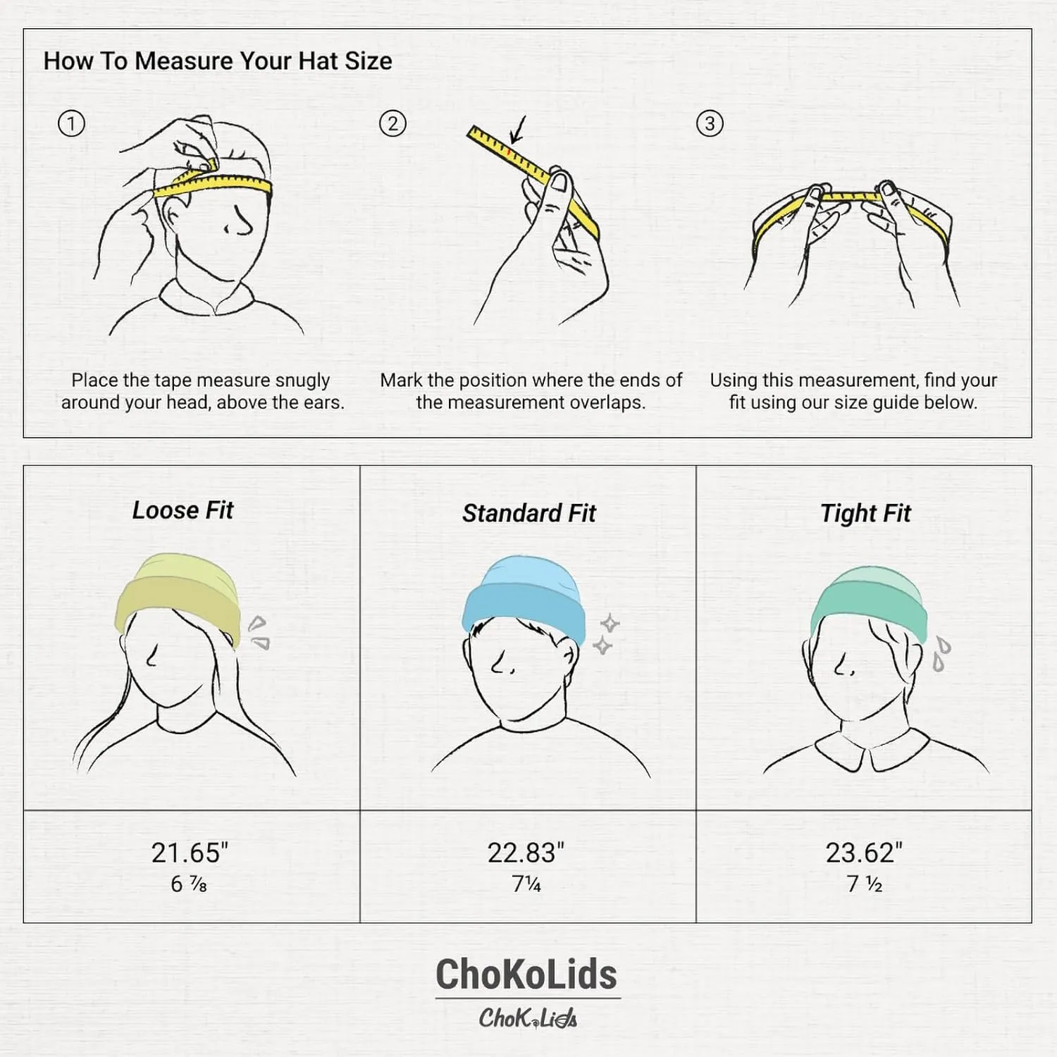 CHOK.LIDS Chunky Trawler Beanie Everyday Watch Hat Roll up Edge Skullcap Waffle Cuff Fisherman Beanie for Men Women
