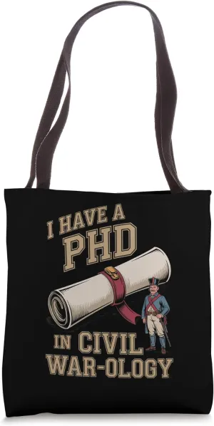 Civil War Reenactor Apparel for History Buffs and Teachers Tote Bag