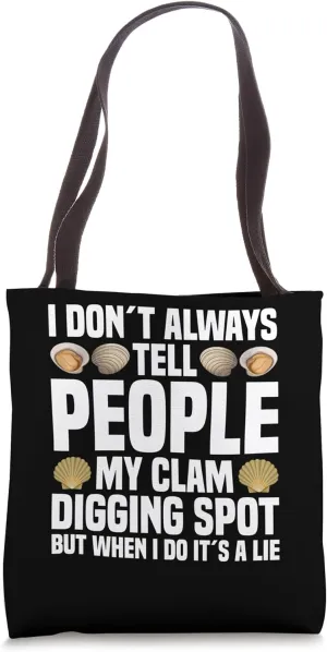 Clamming Season Gear Equipment Rake Clam Digging Digger Tote Bag