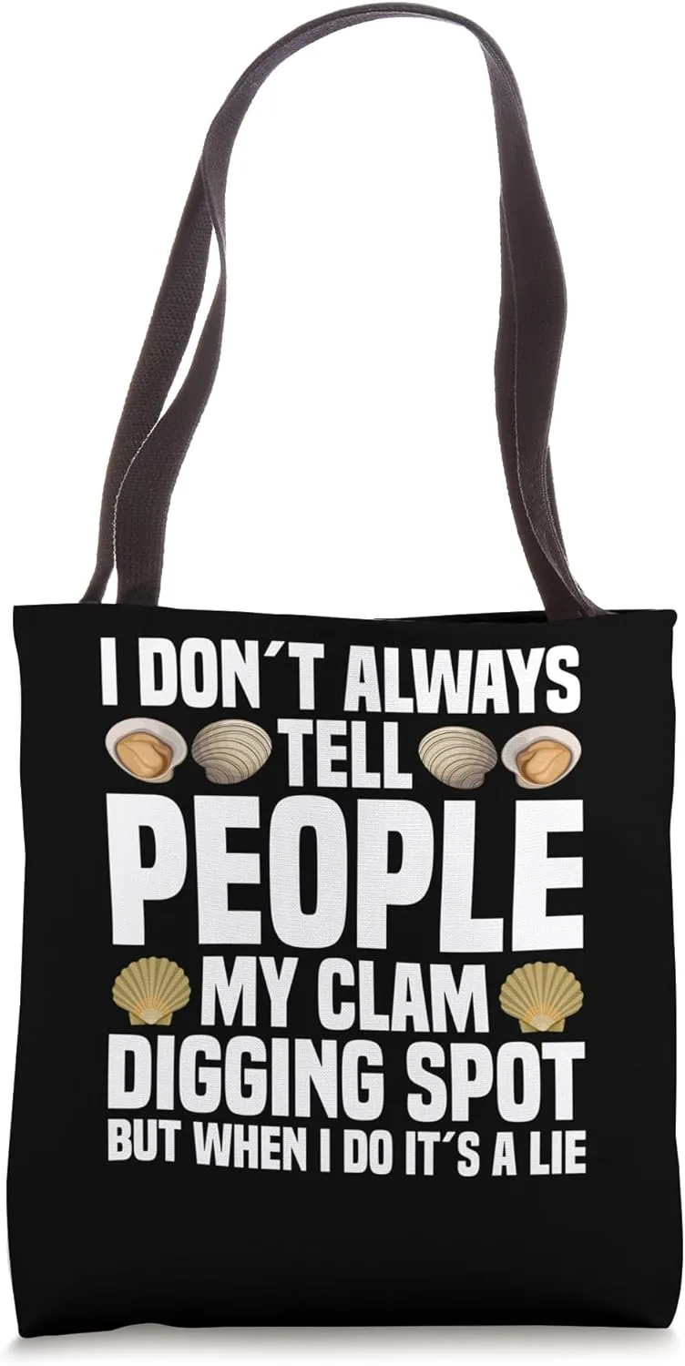 Clamming Season Gear Equipment Rake Clam Digging Digger Tote Bag