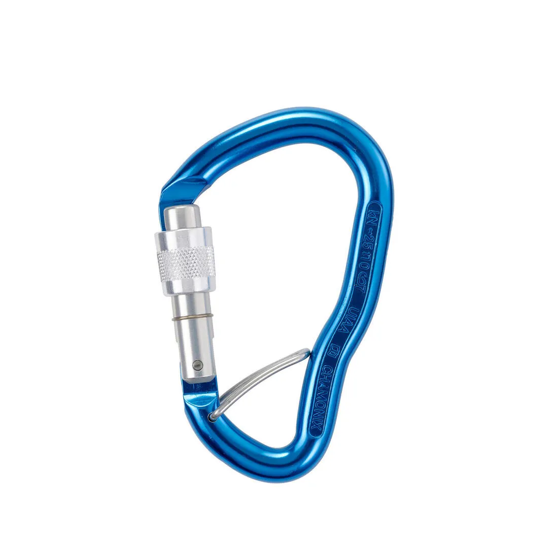 Climbing & Mountaineering Screwgate HMS Carabiner BLC - Goliath Secure Blue