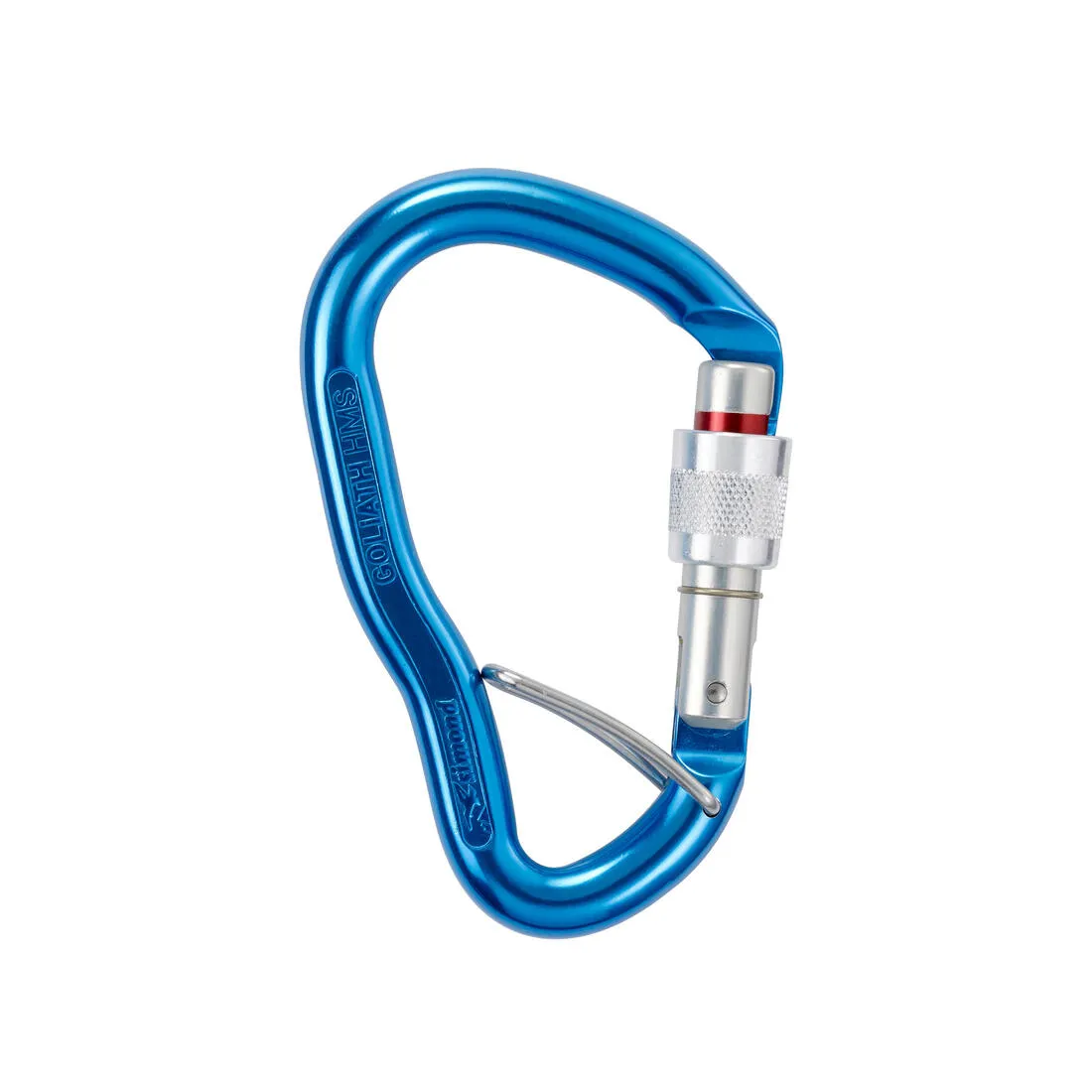 Climbing & Mountaineering Screwgate HMS Carabiner BLC - Goliath Secure Blue