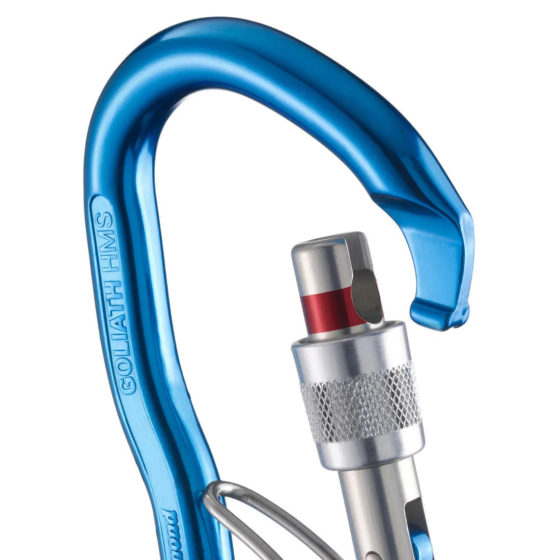 Climbing & Mountaineering Screwgate HMS Carabiner BLC - Goliath Secure Blue