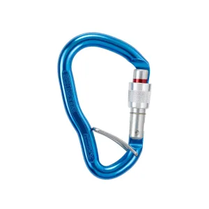 Climbing & Mountaineering Screwgate HMS Carabiner BLC - Goliath Secure Blue