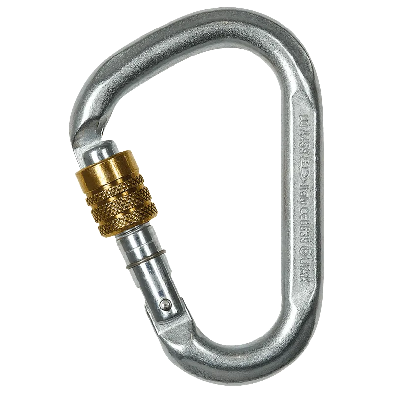 Climbing Technology SNAPPY STEEL SG Screw Gate 40kN carabiner
