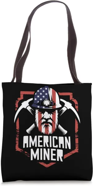 Coalminer Coal Mining Coal Miner Tote Bag
