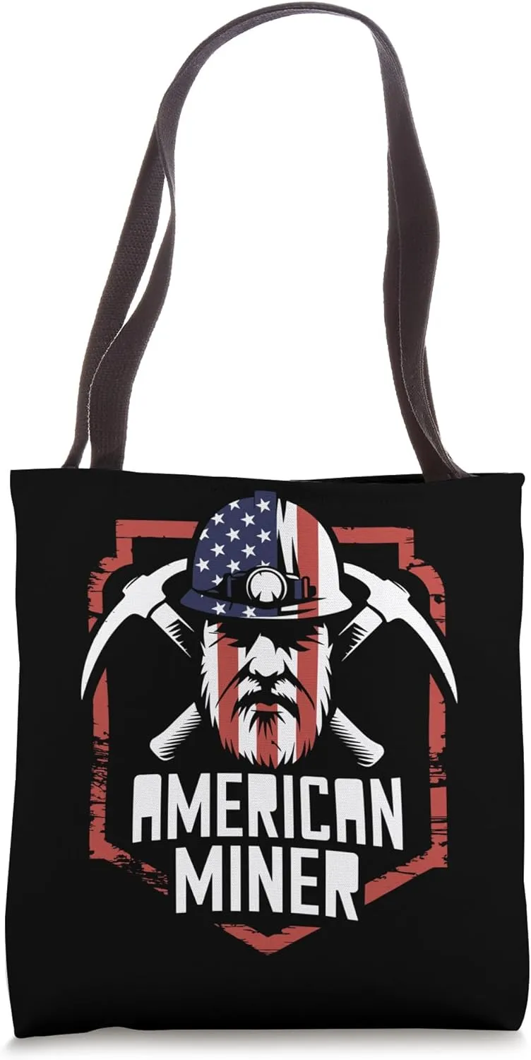 Coalminer Coal Mining Coal Miner Tote Bag