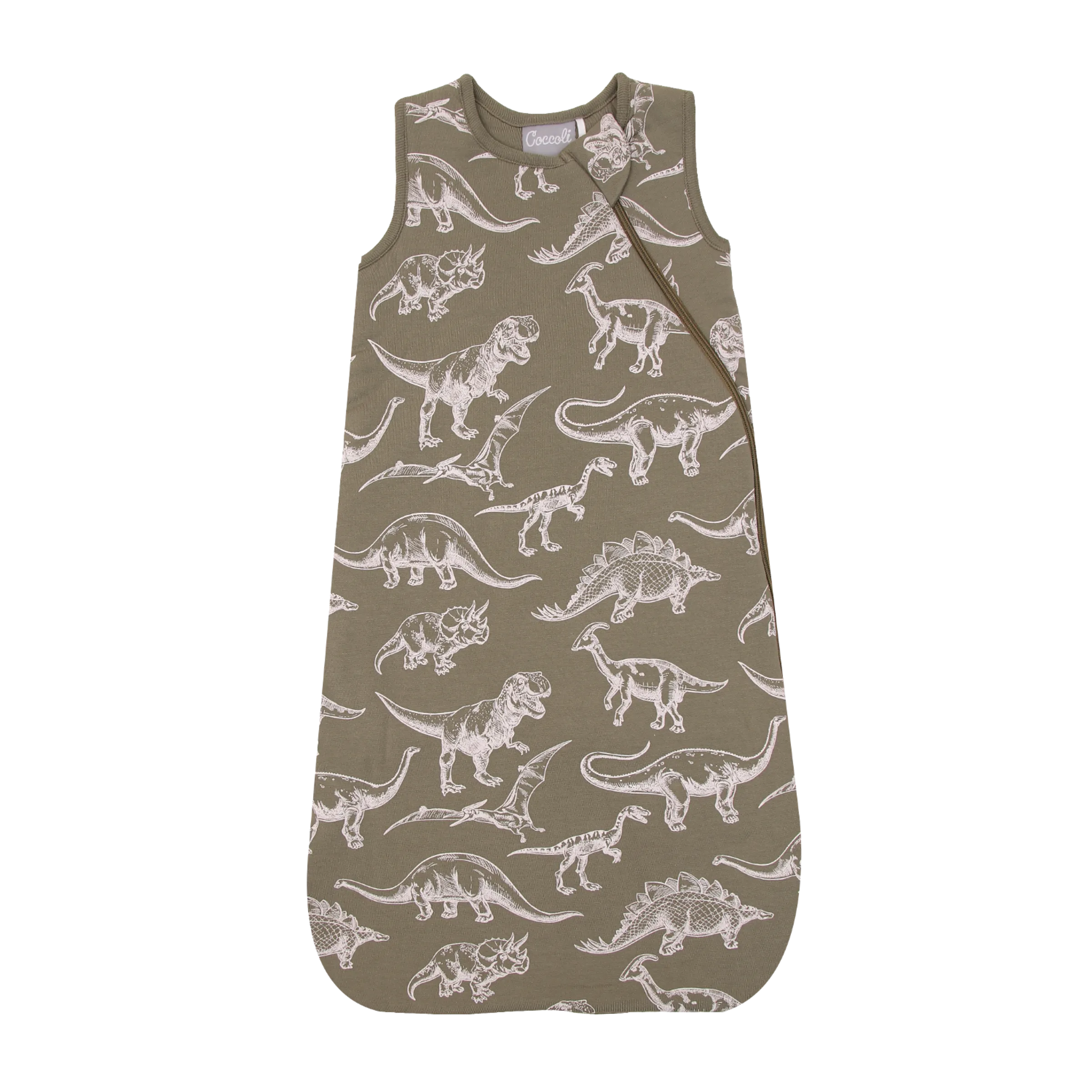 Coccoli Modal 1.5 Sleepsack Dinosaur Print: Size NB to 18M