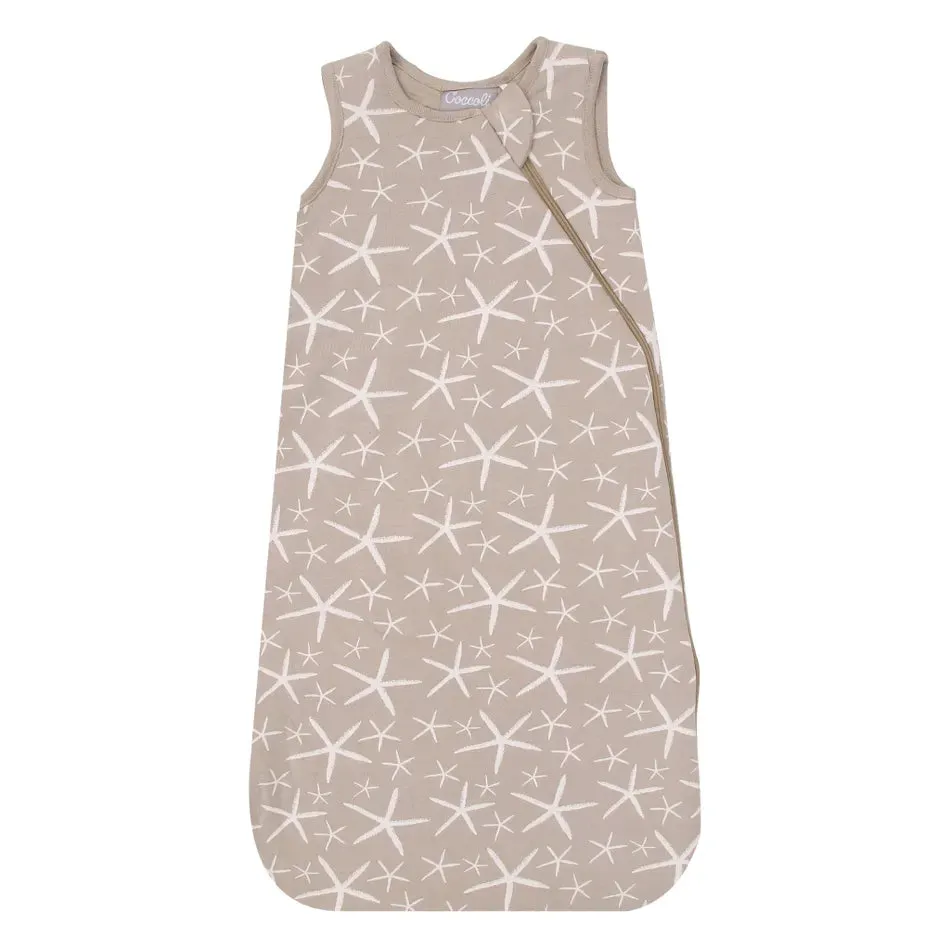 Coccoli Modal O.5 TOG Sleepsack in Starfish Print: Size NB to 18M