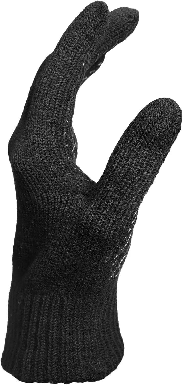 Cole Haan Knit Winter Gloves for Men, Touchscreen Thumb and Index Finger, Warm Functional Gloves with Non-Slip Grip