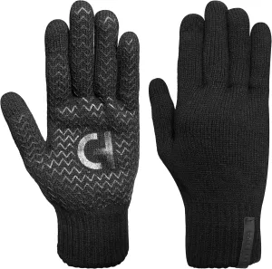 Cole Haan Knit Winter Gloves for Men, Touchscreen Thumb and Index Finger, Warm Functional Gloves with Non-Slip Grip