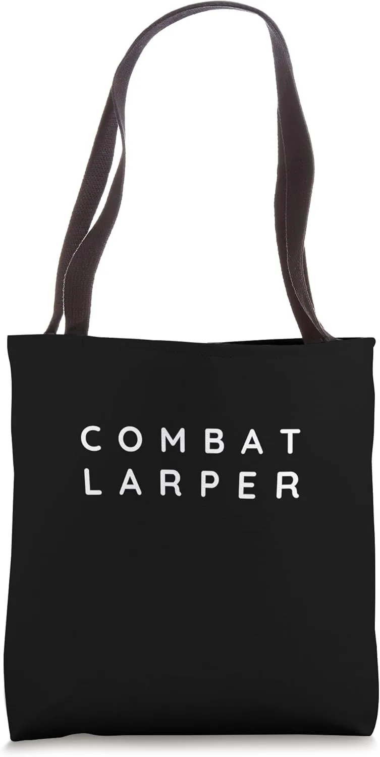 Combat Larpers / Combat Larping Players / Modern Font Tote Bag