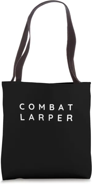 Combat Larpers / Combat Larping Players / Modern Font Tote Bag