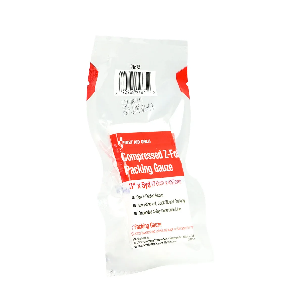 Compressed Z-Fold Packing Gauze, 4 per Box