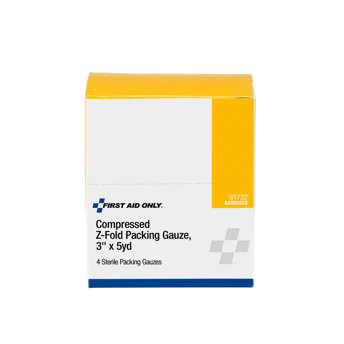 Compressed Z-Fold Packing Gauze, 4 per Box